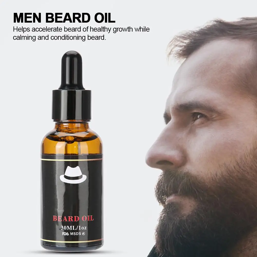 30ml Men Moustache Cream Beard Oil Beard Wax Balm Hair Loss