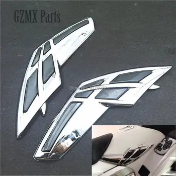 

High Quality Goldwing Motorcycle Fairing Tank Trim with Knee Pads Decoration Accessories For Honda Gold Wing GL1800 2001-2011