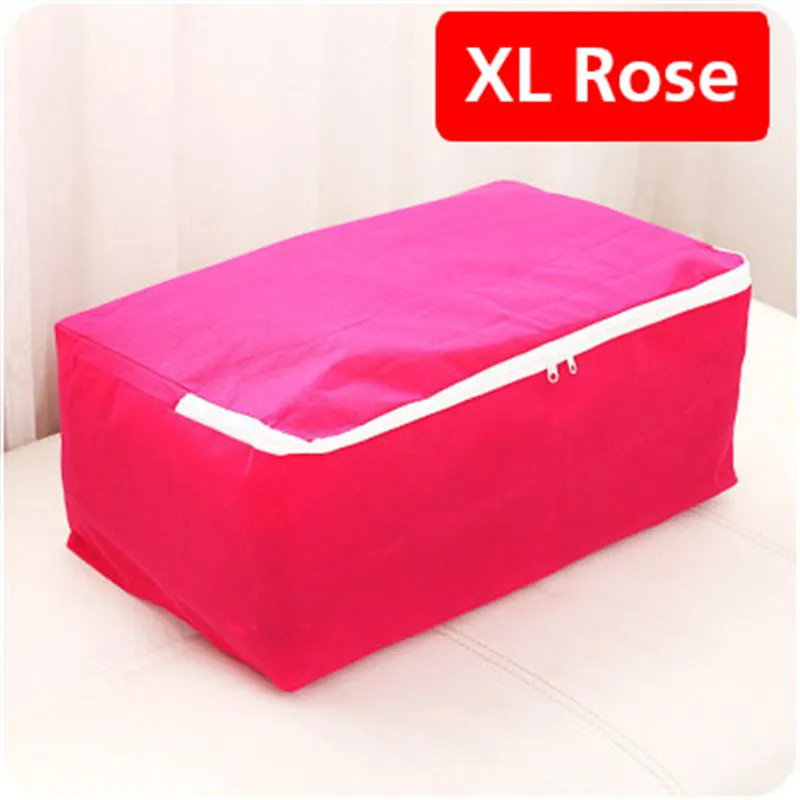حار XS-XXL غير المنسوجة النسيج تخزين أكياس لحاف للطي صندوق تخزين ملابس المنظم للملابس لحاف وسادة بطانية تخزين