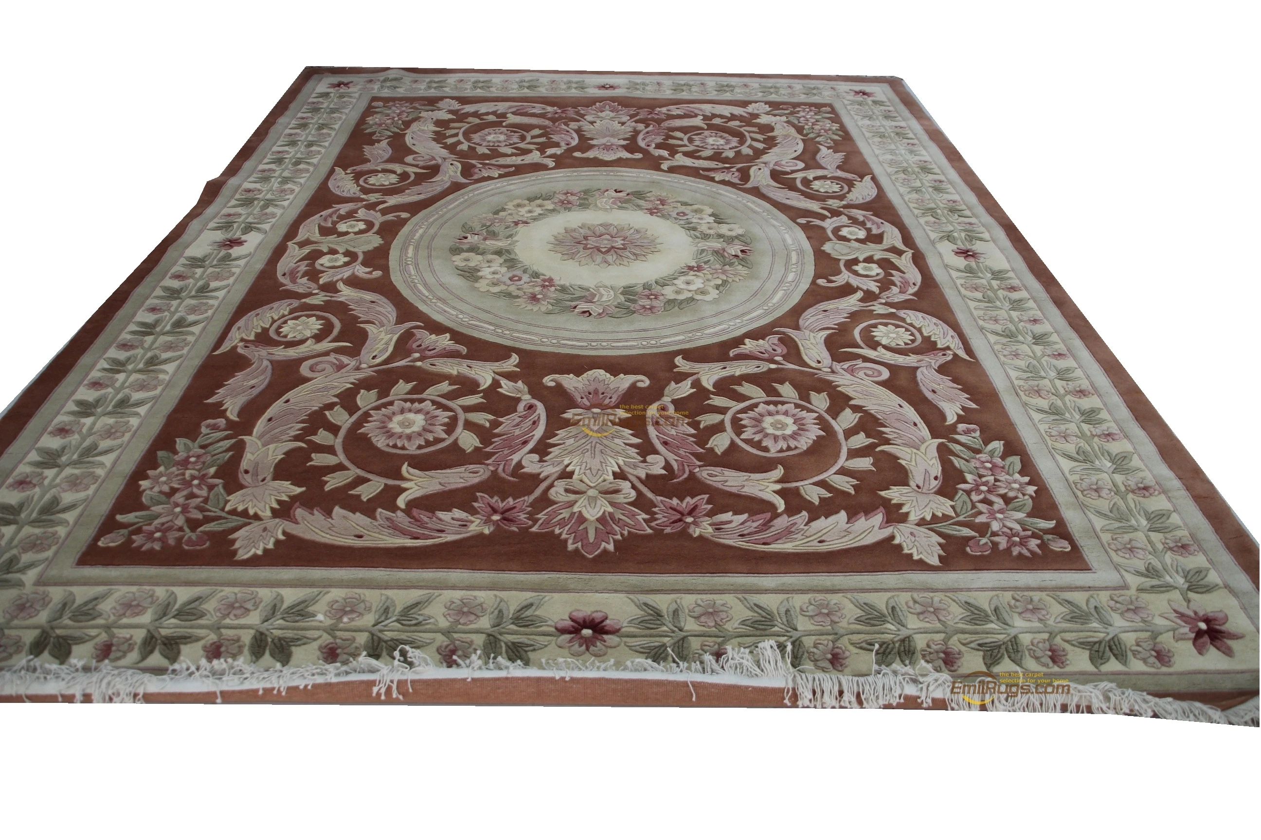

Savonnerie Needlepoint Oriental Hand-woven Wool Rug Embroidered Runner Carpet For Home Decoration Museum Wool Knitting Carpets