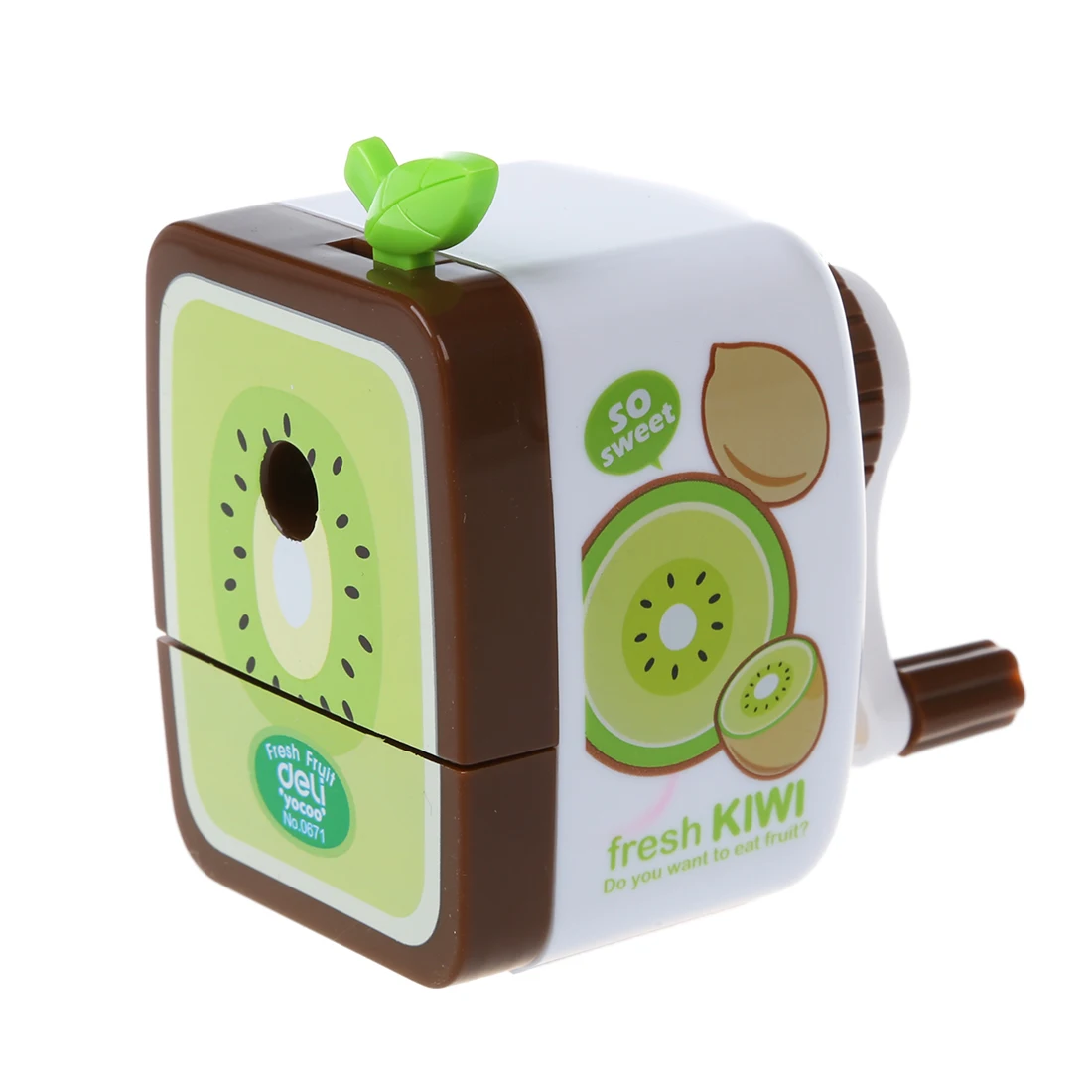 

Fruit pattern style random hair Pencil Sharpener Hand Crank Manual Desktop School Stationery Kids