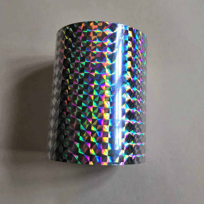 낚시 루어용 핫 스탬핑 호일, 핫 프레스, 열 스탬핑 필름, 좋은 품질의 호일, 홀로그램 호일, 8cm x 120m, 2 롤