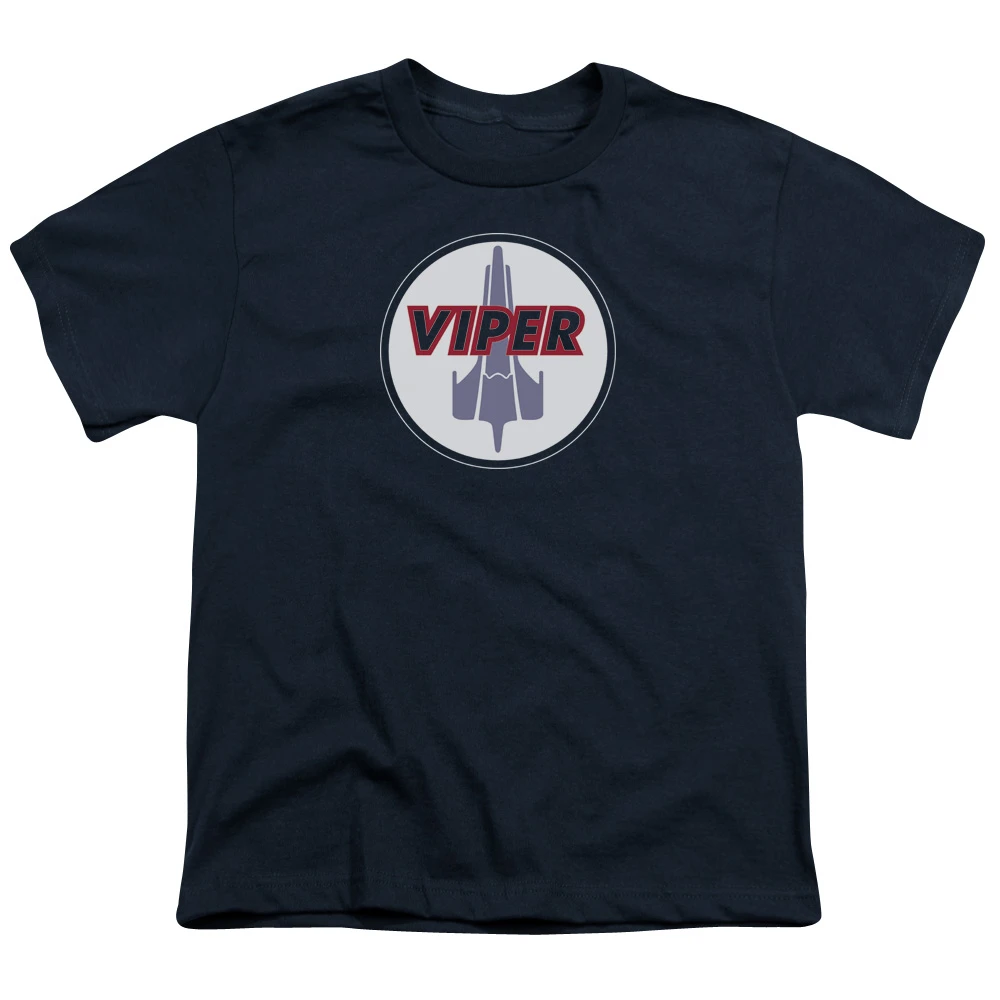 Trevco BSG117-YT-3 BSG Viper Badge-S by S Молодежный с коротким рукавом рубашка темно-синий-большой