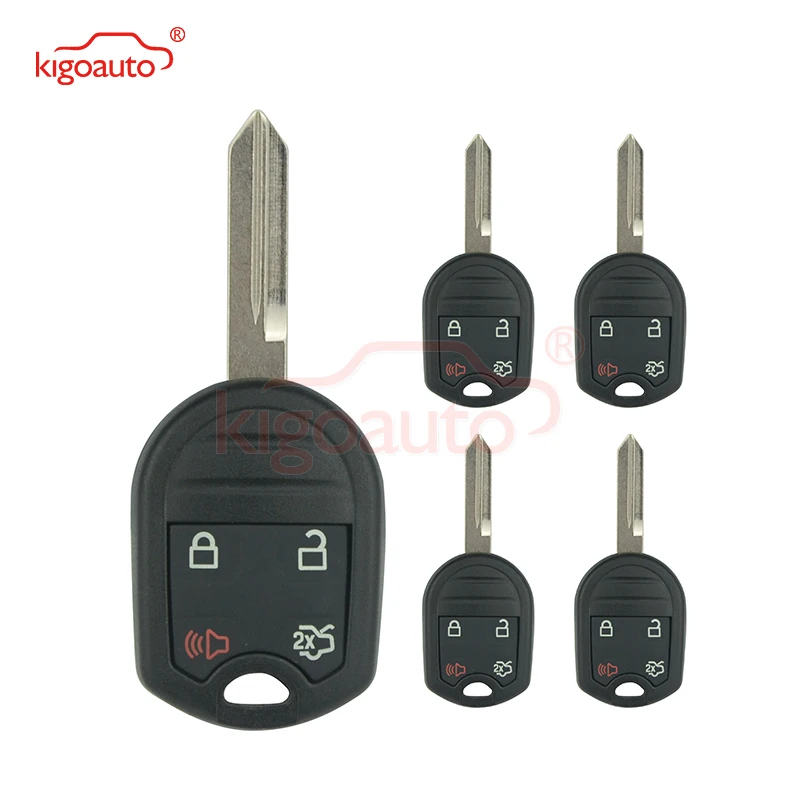 Kigoauto 5 шт. чехол для дистанционного ключа 4 кнопки FO38 blade 164 R8073 Ford Edge Escape Fusion Mustang 2007