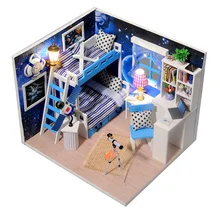 Кукольный дом Мечта Дом DIY миниатюрный дом Строительный набор деревянная мебель игрушки для детей, чтобы повысить практическую способность