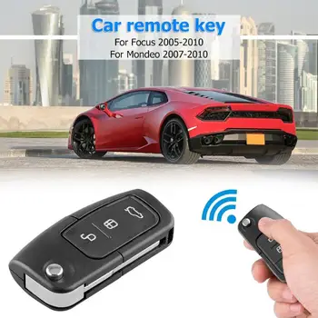 

3 Button 433MHz 4D63 Chip Car Folding Remote Flip Key Car Ignition Remote Control Key for Ford Focus Mondeo Fiesta Galaxy