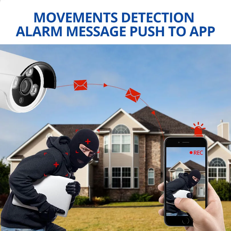 Wheezan Wifi CCTV Camera Security System Kit 4CH 1080P NVR 1T HDD 720P Wireless camera Home Surveil