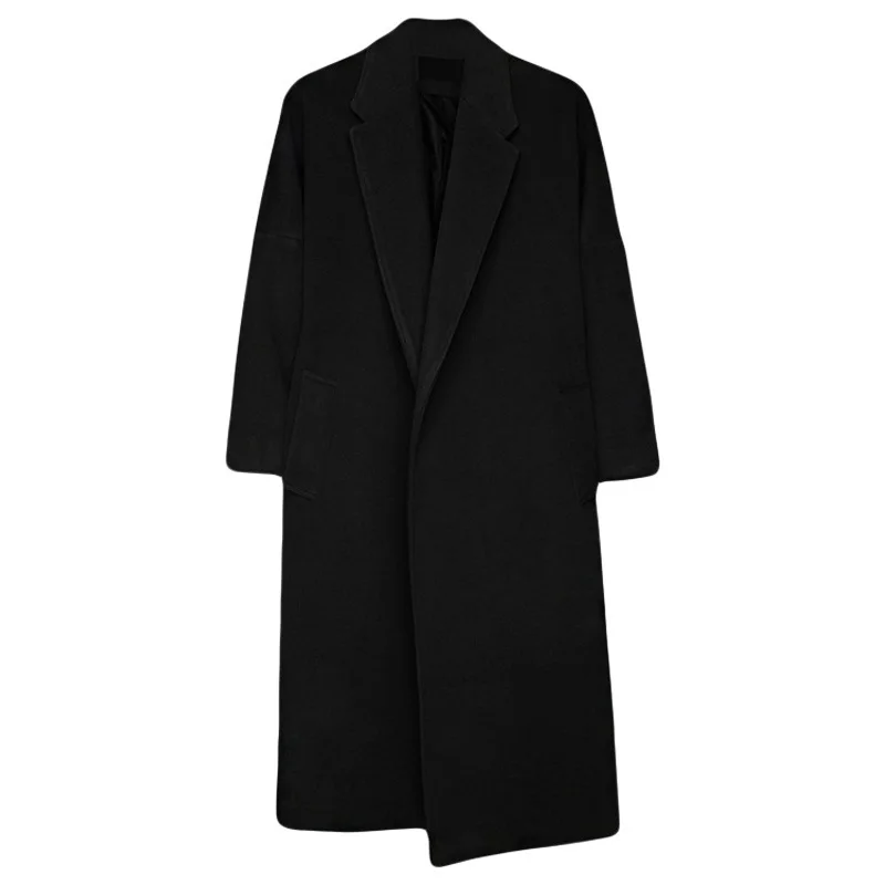 Весна-осень-зима Para Inverno Heren Jas Abrigo Hombre Sobretudo Masculino Casaco компридо мужские свободные