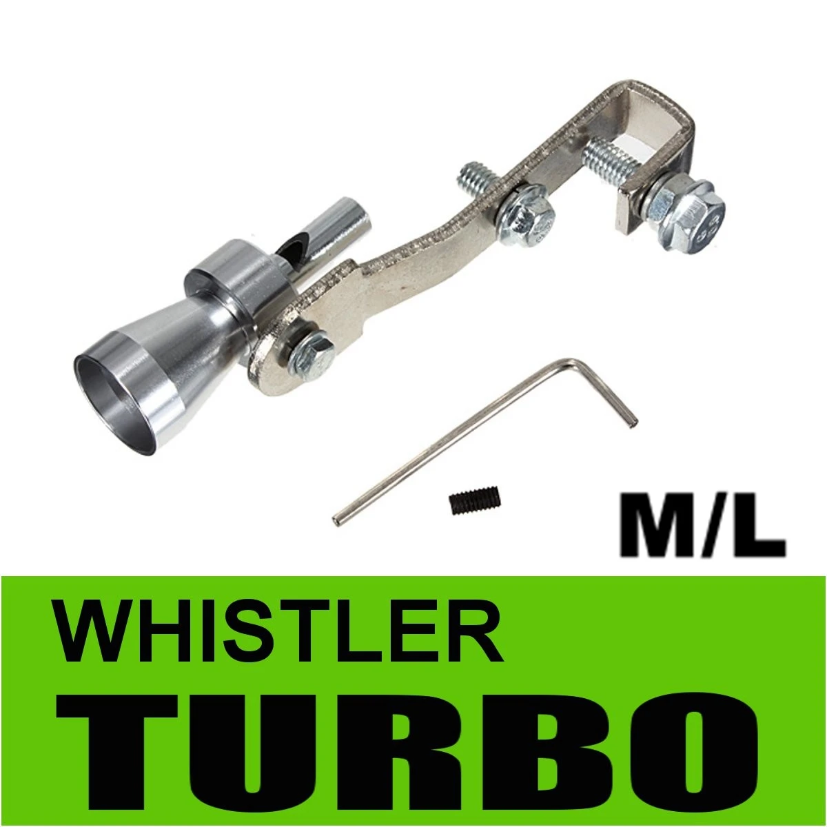 

Universal Car Size S M L XL Fake Turbo Sound Whistler Muffler Exhaust Pipe Blow Off Valve Bov Simulator