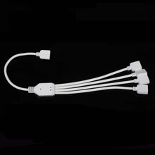 4 Pin контроллер без пайки сэкономить время, чтобы Применение для Светодиодные ленты разветвитель кабель-удлинитель для Цвет изменение полосы разъем