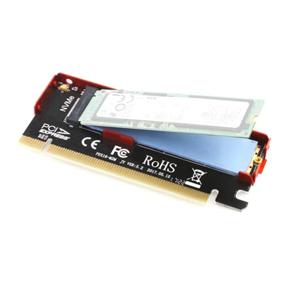 JEYI для NVME M.2 X16 PCI E Пыленепроницаемая переходная карта Cool Swift 2280 Al лист золотой