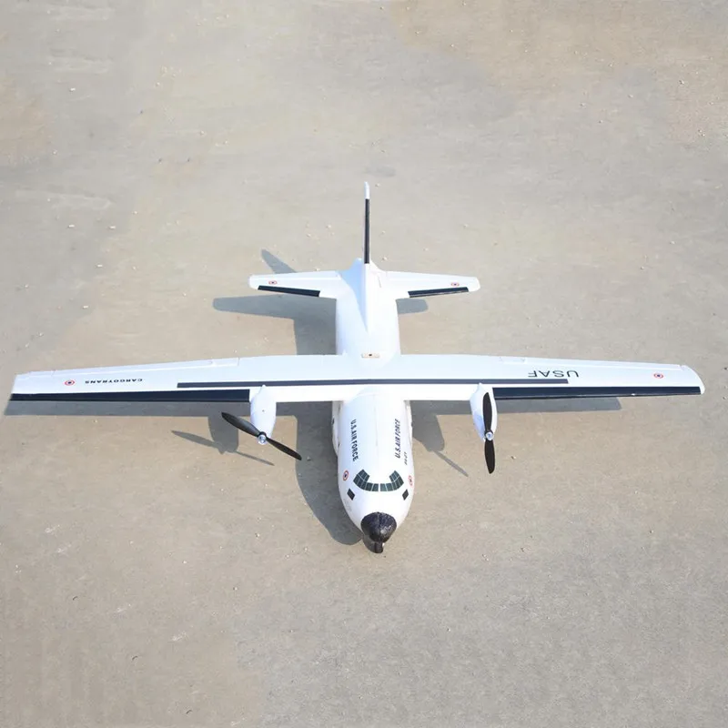 Обновленный C 160 Cargotrans Twin Hercules 1120 мм размах крыльев EPOS Warbird Transport RC набор самолетов