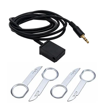 

1.5M AUX Receiver Audio Cable For Connect iPhone, iPod, iPad, MP3 HTC Adaptor Lead & Free Pins