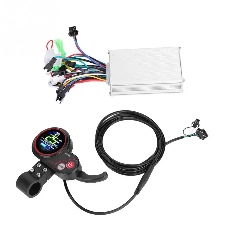 Sale 24V 36V 48V 60V Electric Bicycle Bike Scooter Controller LCD Display Control Panel with Shift Switch E-bike Accessories 0