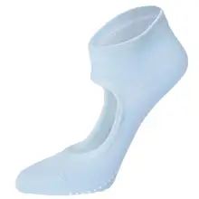 Нескользящие носки для йоги, однотонные дышащие спортивные носки для йоги