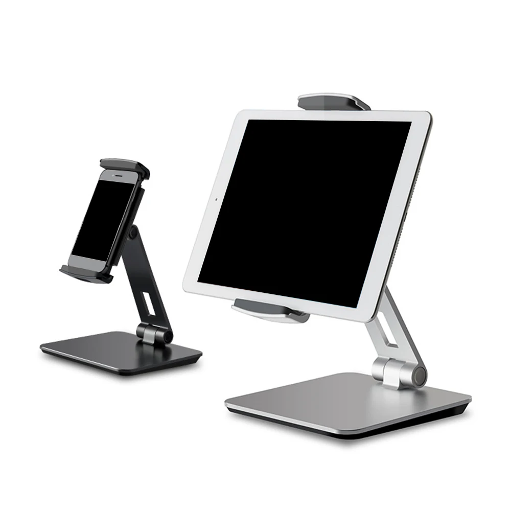 

360 degree Rotatable Aluminum Alloy Phone Holder Foldable Phone Tablet Holder Stand Mount Support Bracket