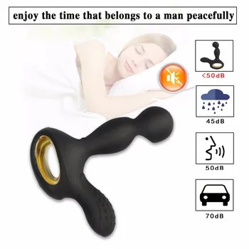 360 Rotation Smart Heating Prostate Massager Wireless Remote 10 Vibrating Anal Plugs G-Spot Stimulation Vibrator Anal Sex Toys 5