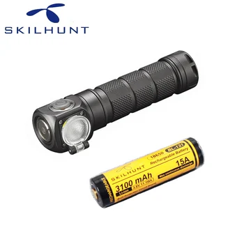 

Skilhunt H03F RC Led Lampe Frontale CREE XML-2 U4 LED 1200Lm HeadLamp Hunting Fishing including battery