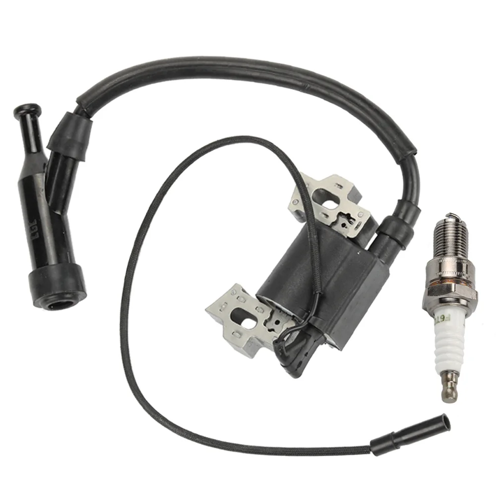 Ignition Coil + Spark Plug For Honda GX120 GX140 GX160 GX200 4HP 5.5HP 6.5HP Engine Generator