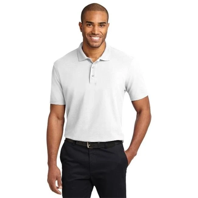 Port Authority TLK510 Mens Stain-Resistant Polo T-Shirt White - Extra Large Tall |