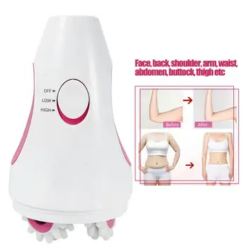 

3D Electric Beauty Face Body Slim Device Vibration & Heat Therapy Fat Burning Machine Lose Weight Anti Cellulite Roller Massager
