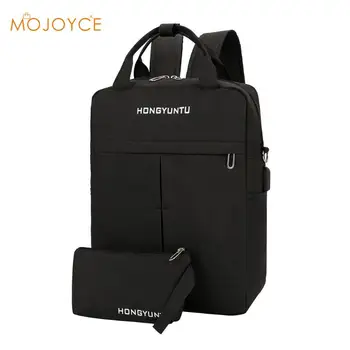 

Fashion 2pcs Set Backpack Laptop Schoolbag For Teenage Boy Girls Travel Shoulder Bag Men's Backpack Mochila Clutch Shoulder Bags