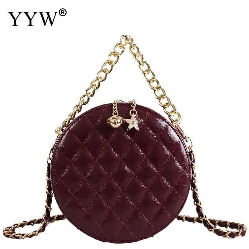 

White Round Purse Clutch Bag For Women 2019 Black Pu Leather Purses And Handbags Casual Crossbody Bag Wedding Party Prom Bags