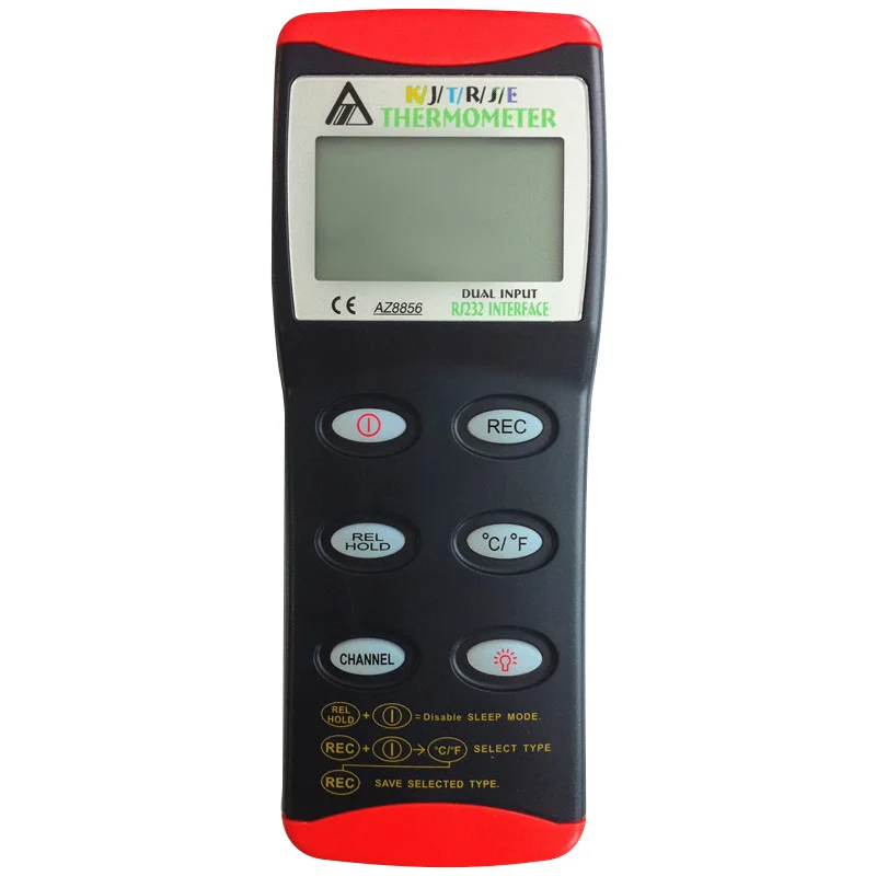 AZ8852 Thermometer Picture With K/J/T Type Probe RS232 Interface | Инструменты