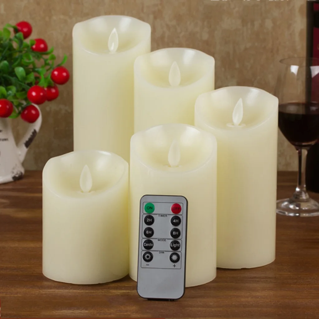 fake candles with remote