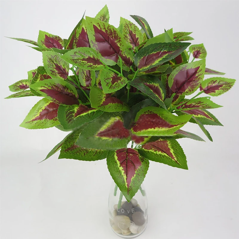 1 pieza de flores artificiales con hojas de césped verde plantas de plástico hojas falsas de follaje arbusto para el hogar boda decoración suministros para fiestas 1 pieza de flores artificiales con hojas de césped verde plantas de plástico hojas falsas de follaje arbusto para el hogar boda decoración suministros para fiestas