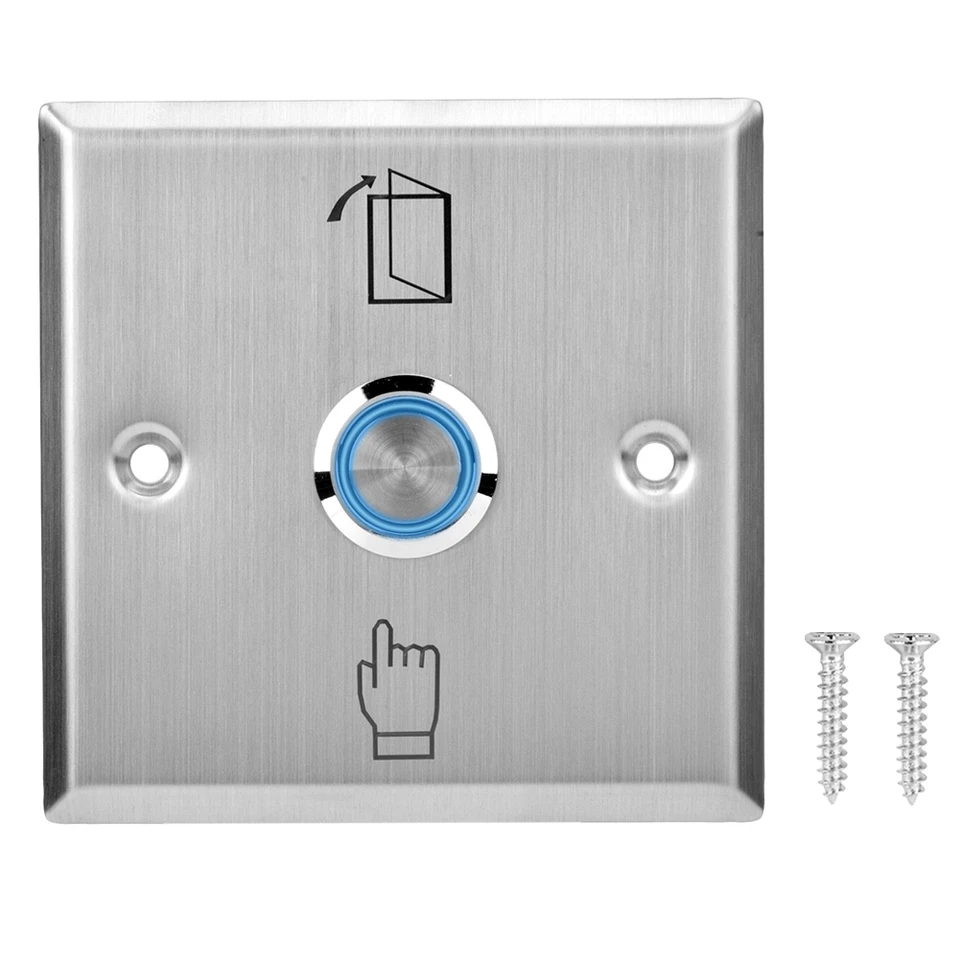 Us 6 77 58 Off Dc 36v Door Access Control System Exit Button Door Push Release Switch With Indicator Light Aliexpress