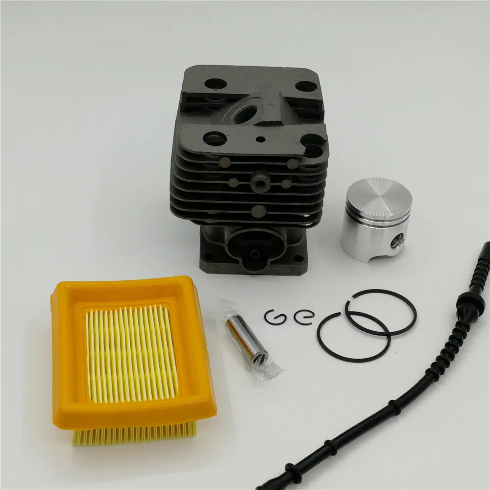 

42mm Cylinder Piston with Air Filter Fuel Line for STIHL FS450 4128 020 1211 Trimmer Brush Cutter Lawn Mower Tiller Engine
