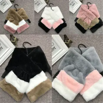 

Kids Baby Girls Scarves Patchwork Casual Warm Winter Thick Soft Ladies Girls Scarf Fashion Girl