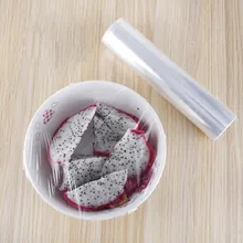 Одноразовая пищевая обертка PE пищевая пленка для продуктов в рулоне пищевая сервисная пленка с ползунковый резак для сохранения фруктов и овощей