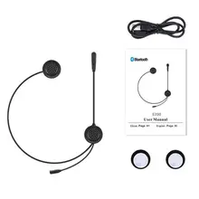 EJEAS E200 300m Bluetooth Motorcycle Helmet Wireless Headset Radio Skiing Communication Without An Intercom Moto For Two Riders