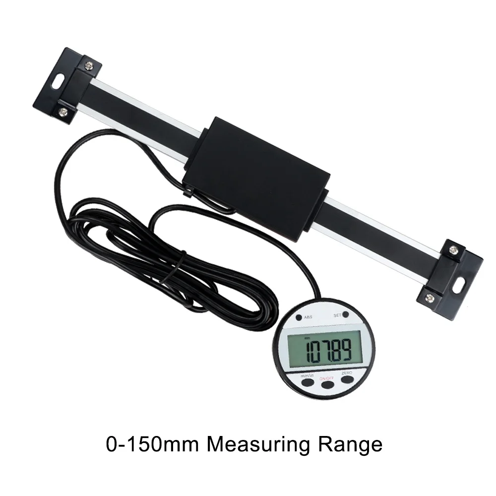 

Multi-functional Digital Readout Linear Scale with Remote External Display Linear Ruler Measuring Tool for Mill Lathe(0-150mm)