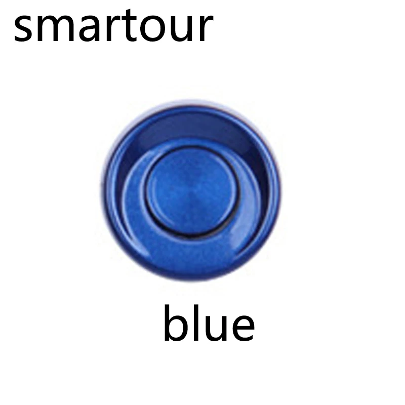 Smartour 22mm Car Parking Sensor Kit Monitor Reverse Backup Radar Sound Alert Indicator Probe System 12V Black White Silver 