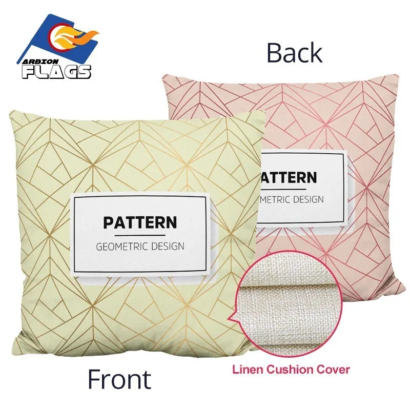 

Cover 40X40cm Custom Cushion 100% Linen Plain for Sofa Seat Chair Car Decorative pillows Print Without Filler Car Decoration