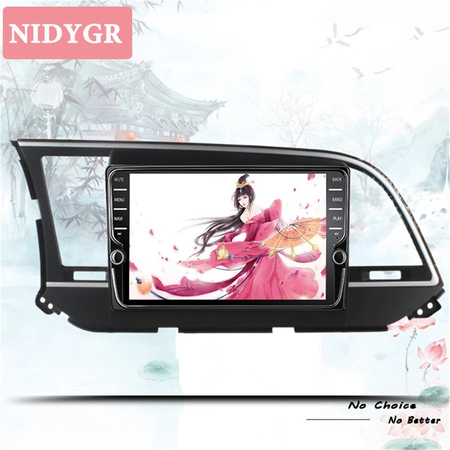 Sale Android 9.1 car dvd for HYUNDAI Elantra Avante 2016 2017 2018 2019 with car radio gps navigation gps player Multimedia Stereo 2