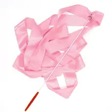 4 м тренажерный зал книги по искусству танец дизайнерская лента балетные костюмы ручка скручивания Stick гимнастические упражнения, дети игрушечные лошадки цвет лент