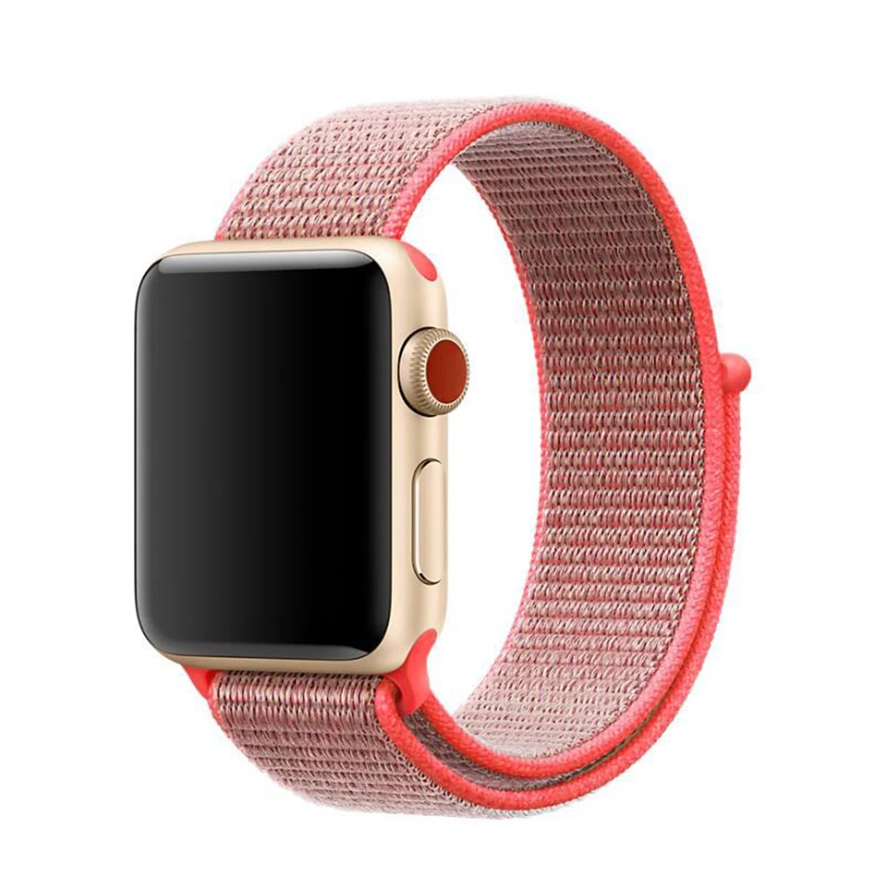

Sports Strap Nylon Hook And Loop Strap Watchband For Apple Watch 4/3/2