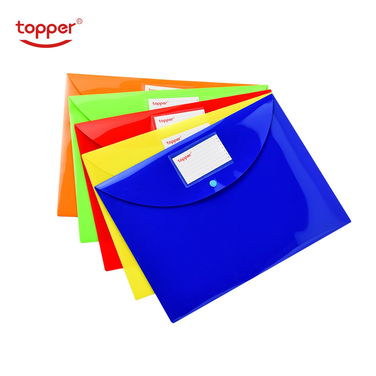 

5pcs/set freeshiping FC/A4 size opaque Plastic document bag file Folders Filing Paper Storage Office School Supplies file bag