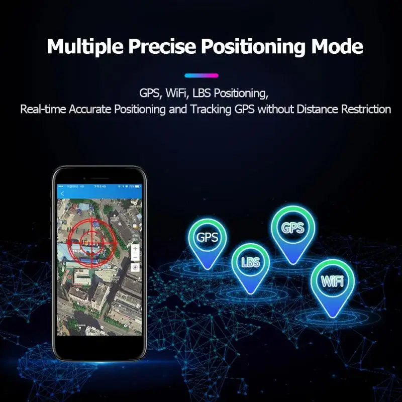 GF 09 магнитный мини автомобильный GPS трекер Голосовое управление устройство