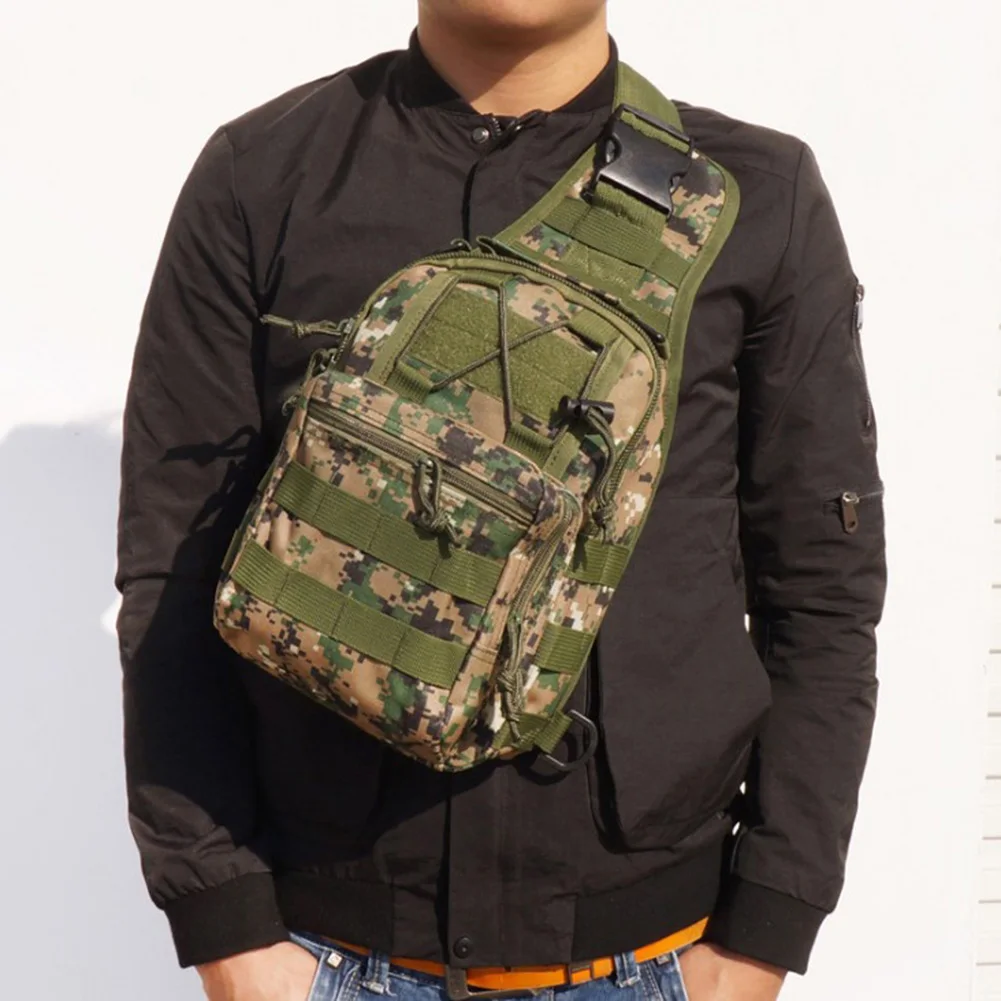 

Men Backpack Outdoor Hiking Travel Tactical Chest Bag Army Sling Chest Pack Shoulder Bag