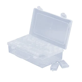 

64 Detachable Diamond Embroidered Diamond Picture Frame Cross-Stitch Box Storage Box Storage Box Home Storage 2 Sets