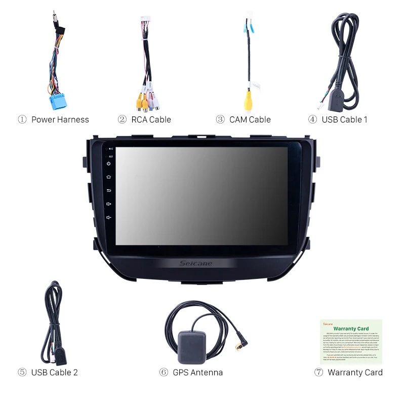 Seicane 9 &quotAndroid 8 1 GPS навигация для 2016 2017 2018 Suzuki BREZZA автомобильное радио авто стерео