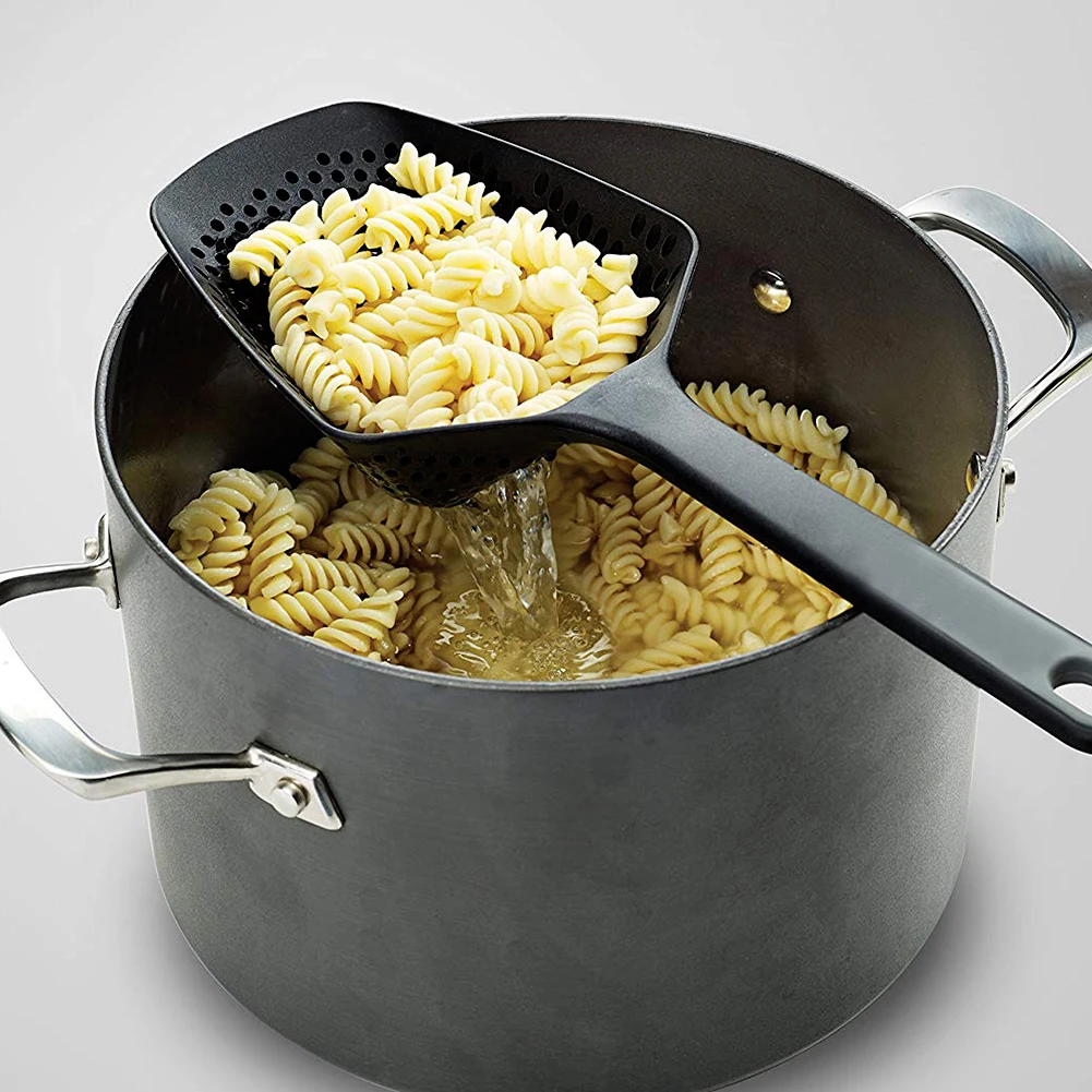 1Pcs Nylon Scoop Colander Drain Veggies Shovel Strainers Skimmer Water