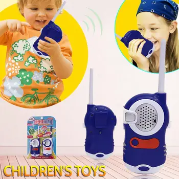 

Intelligent Remote Walkie-Talkie Play House Toy Simulation Intercom 2 Packs For Children Kids Remote Intercom Clear Dialogue