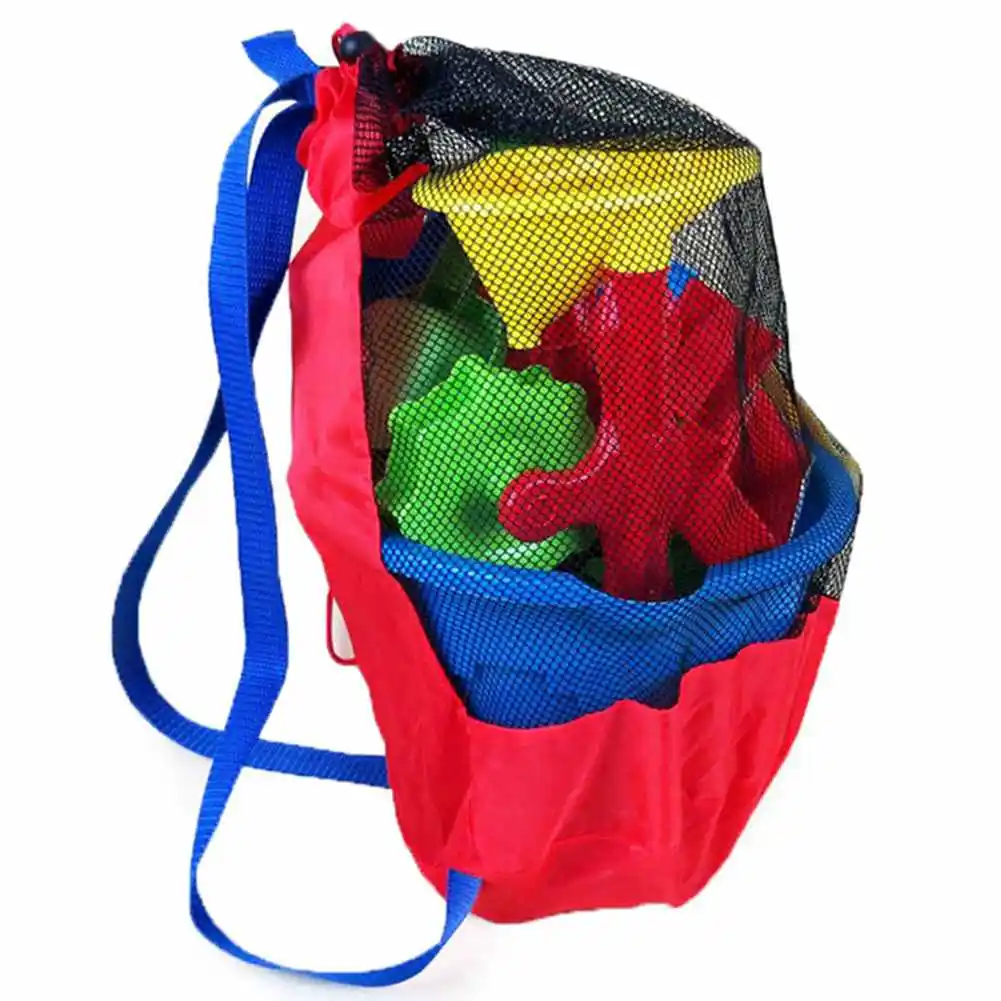 Летние Детские море хранения сетки сумки для детей пляжные игрушки для песка воды весело Спорт ванная комната одежда полотенца рюкз