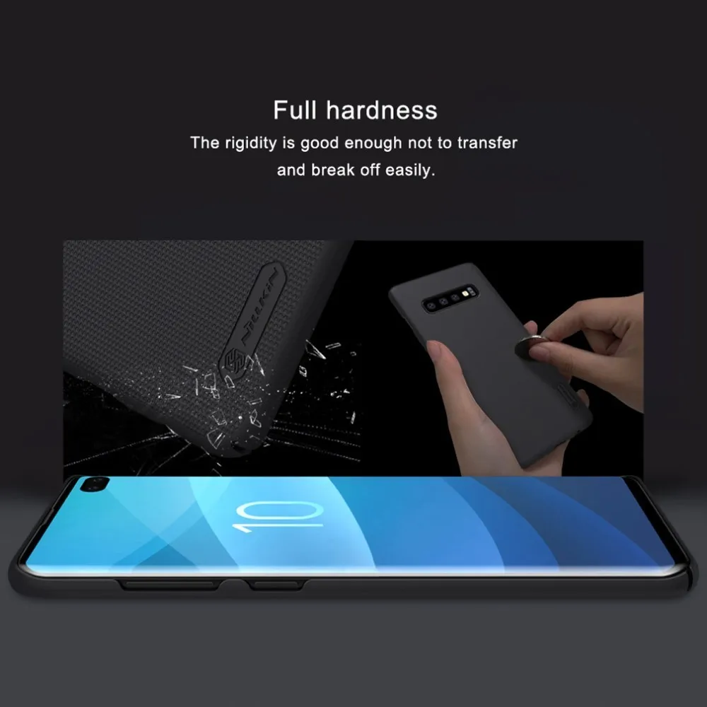  For Samsung Galaxy S10 / S10+ Plus Case NILLKIN Super Frosted Shield hard back cover case For Samsu